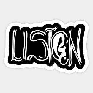 listen Sticker